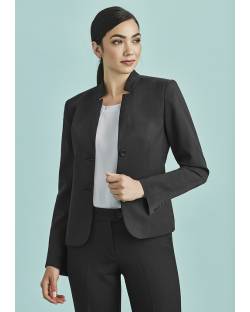 Womens Cool Stretch Short Jacket with Reverse Lapel